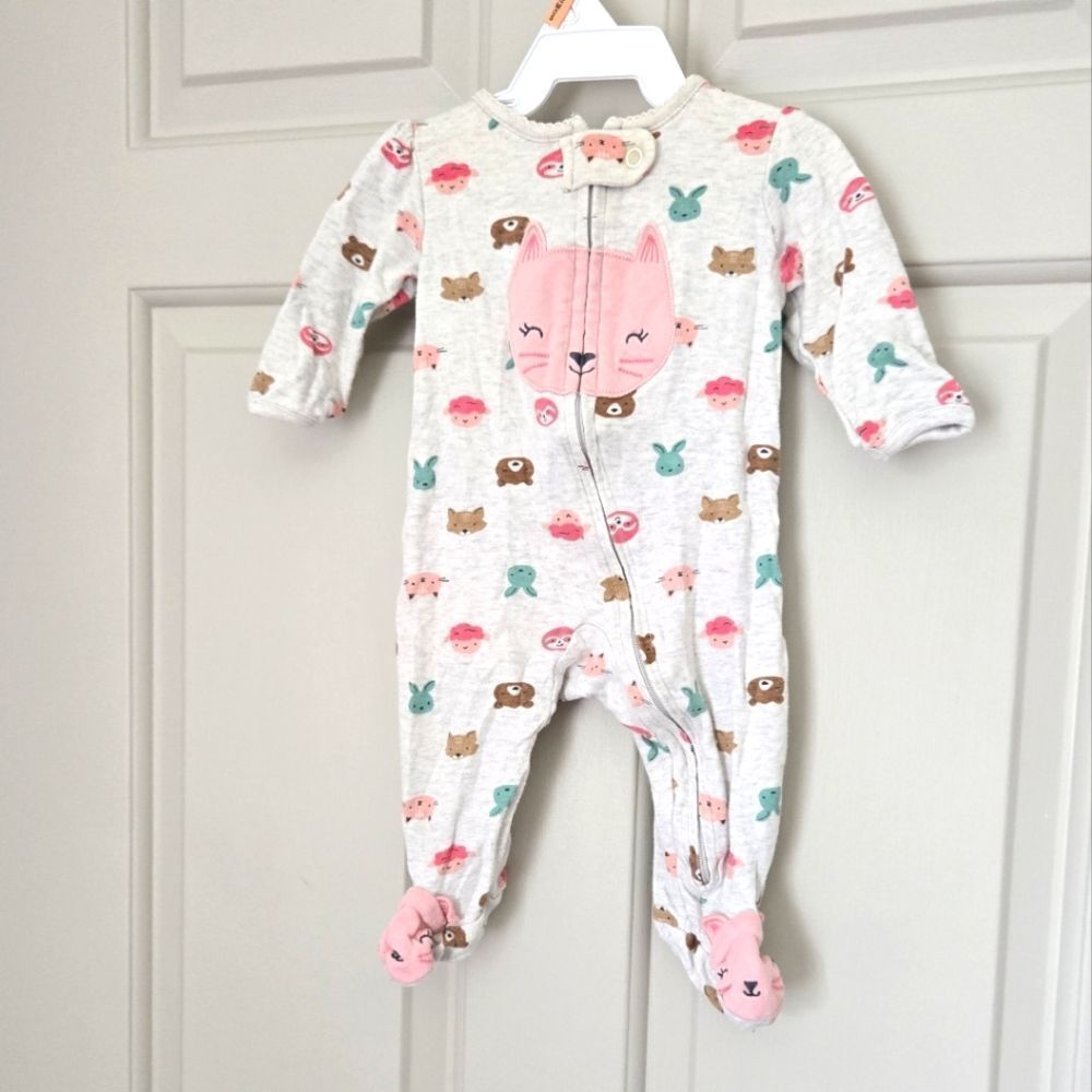 3/$10 This Child Of Mine By Carters Sleeper 0-3 M